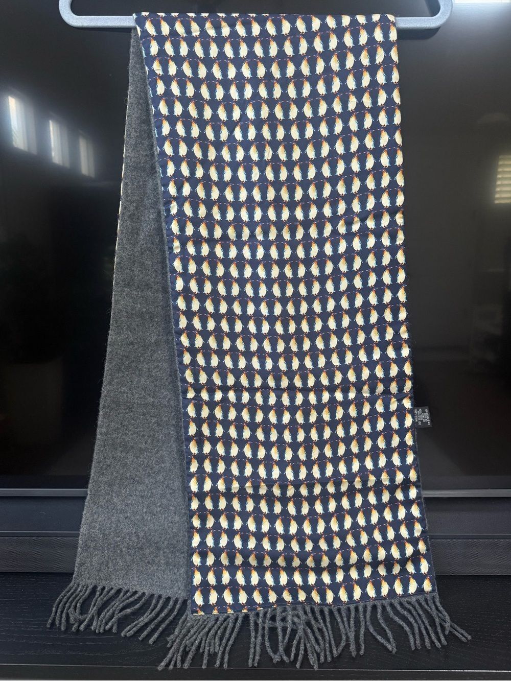 CHATSWORTH Silk Lambswool Reversible Scarf